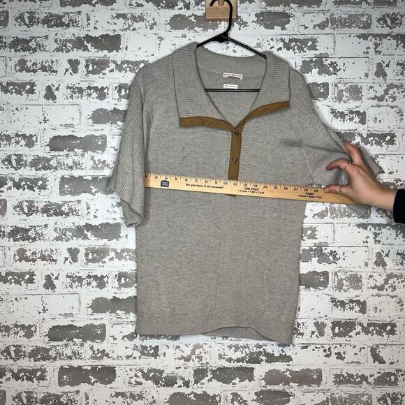 Peter Millar | women cashmere silk blend collared knit top - Picture 4 of 10